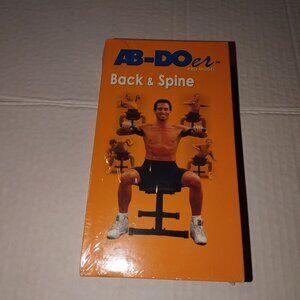 Ab-Doer Pro Model Back & Spine Workout Video 15:39 Min Sealed-VHS